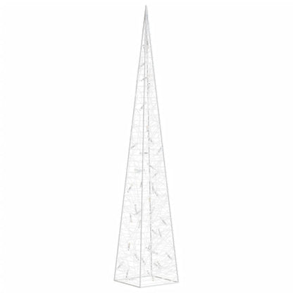 LED-Leuchtkegel Acryl Deko Blau 90 cm