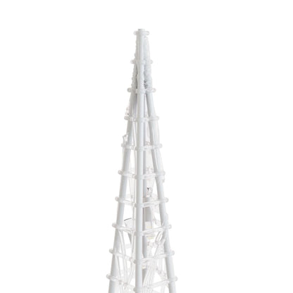 LED-Leuchtkegel Acryl Deko Blau 120 cm