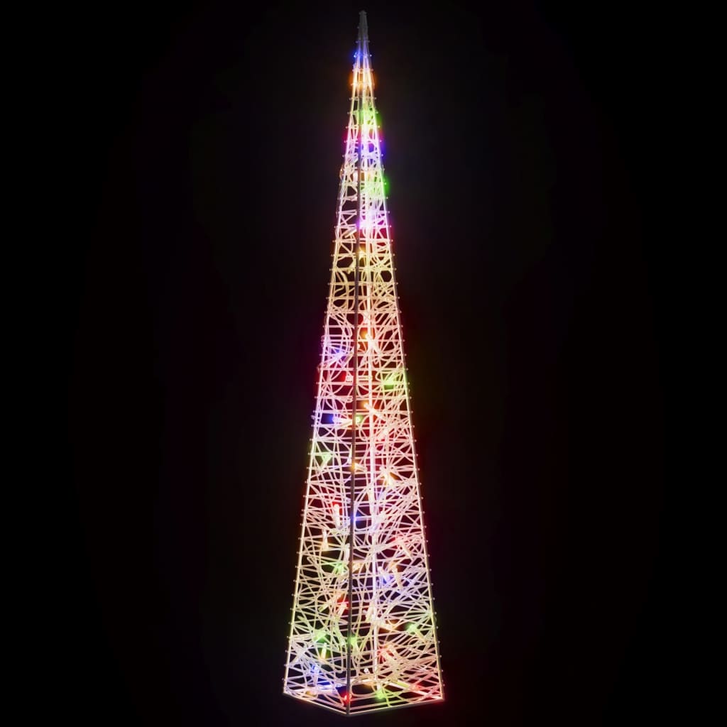 LED-Leuchtkegel Acryl Deko Mehrfarbig 120 cm