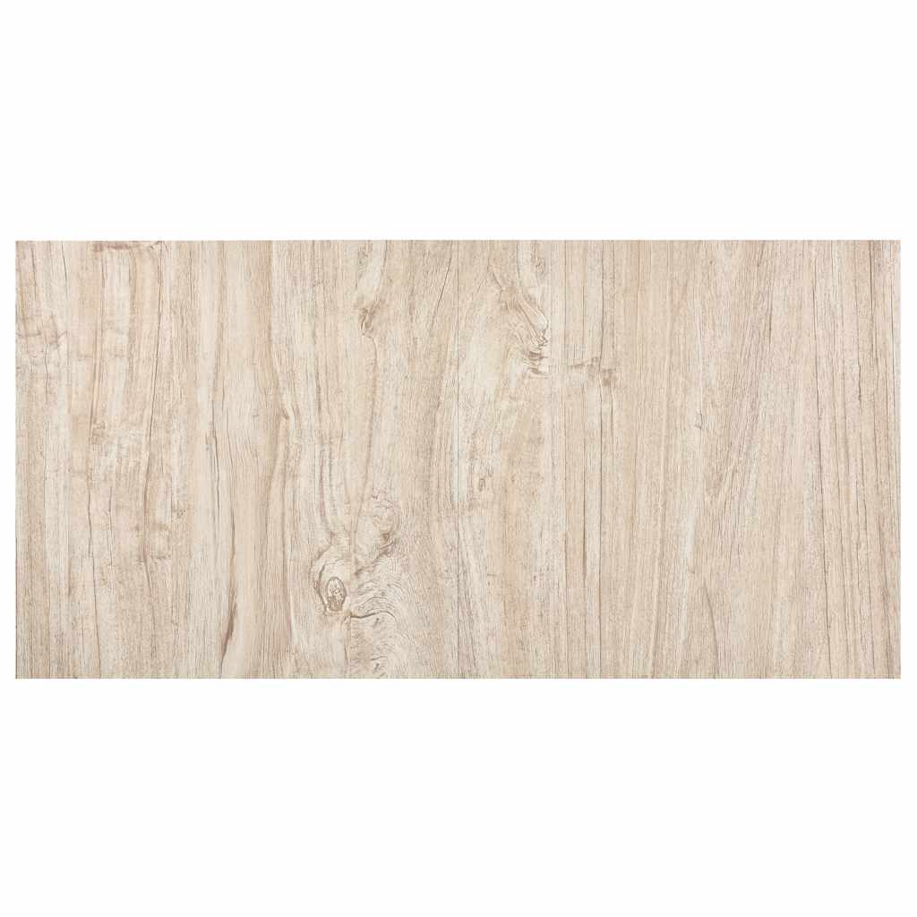 PVC-Fliesen Selbstklebend 20 Stk. 1,86 m² Hellbraun