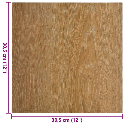 PVC-Fliesen Selbstklebend 20 Stk. 1,86 m² Braun
