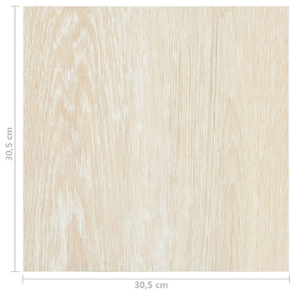 PVC Fliser Selvklæbende 20 stk 1,86 m² Beige