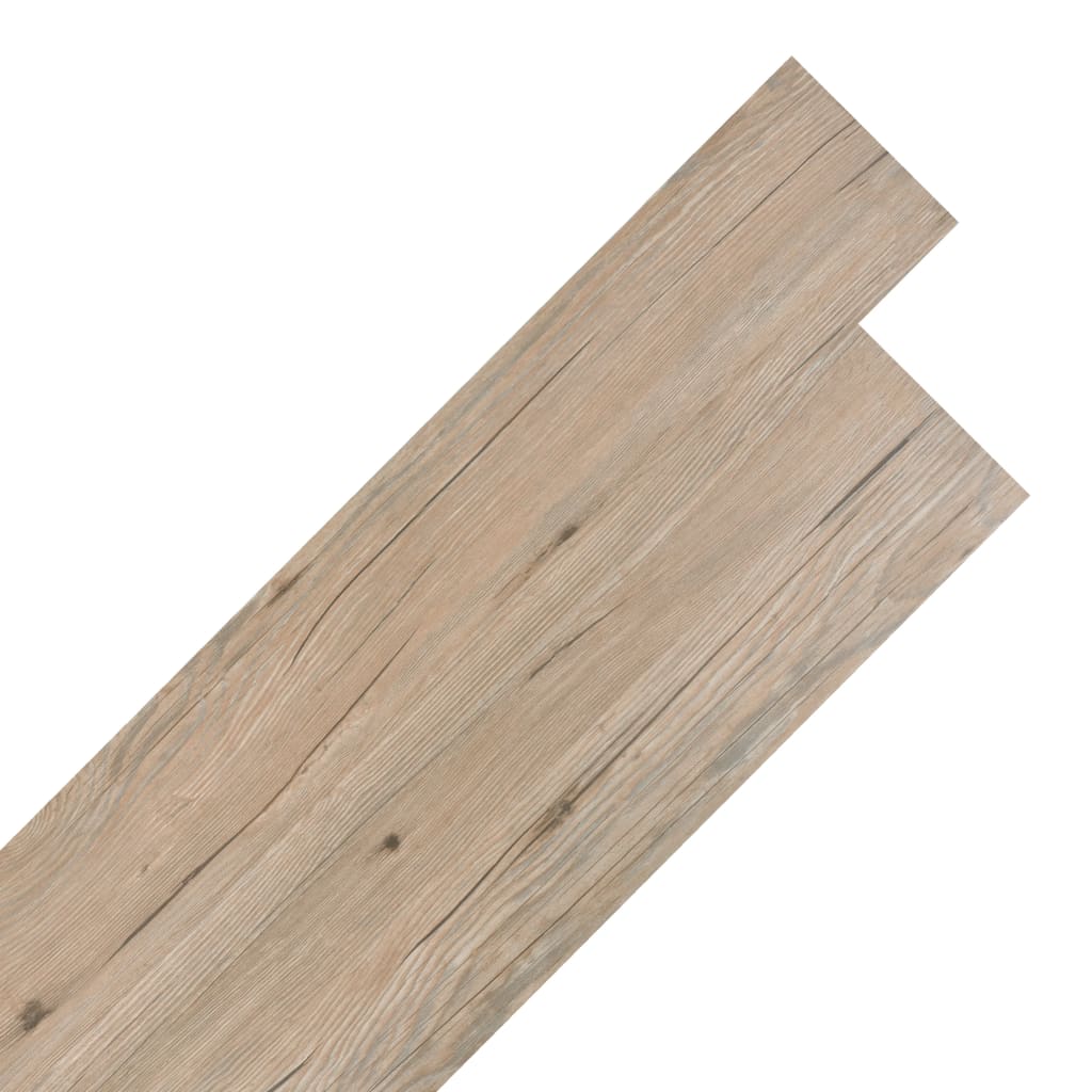 PVC Fliser Selvklæbende 5,21 m² 2 mm Eg Look Brun