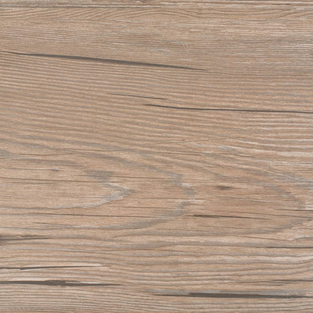 PVC Fliser Selvklæbende 5,21 m² 2 mm Eg Look Brun