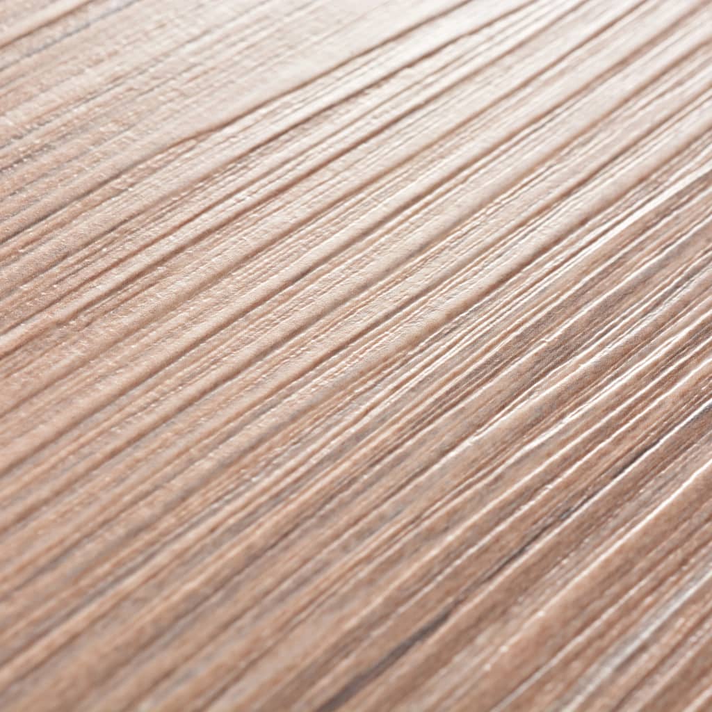 PVC Fliser Selvklæbende 5,21 m² 2 mm Eg Look Brun