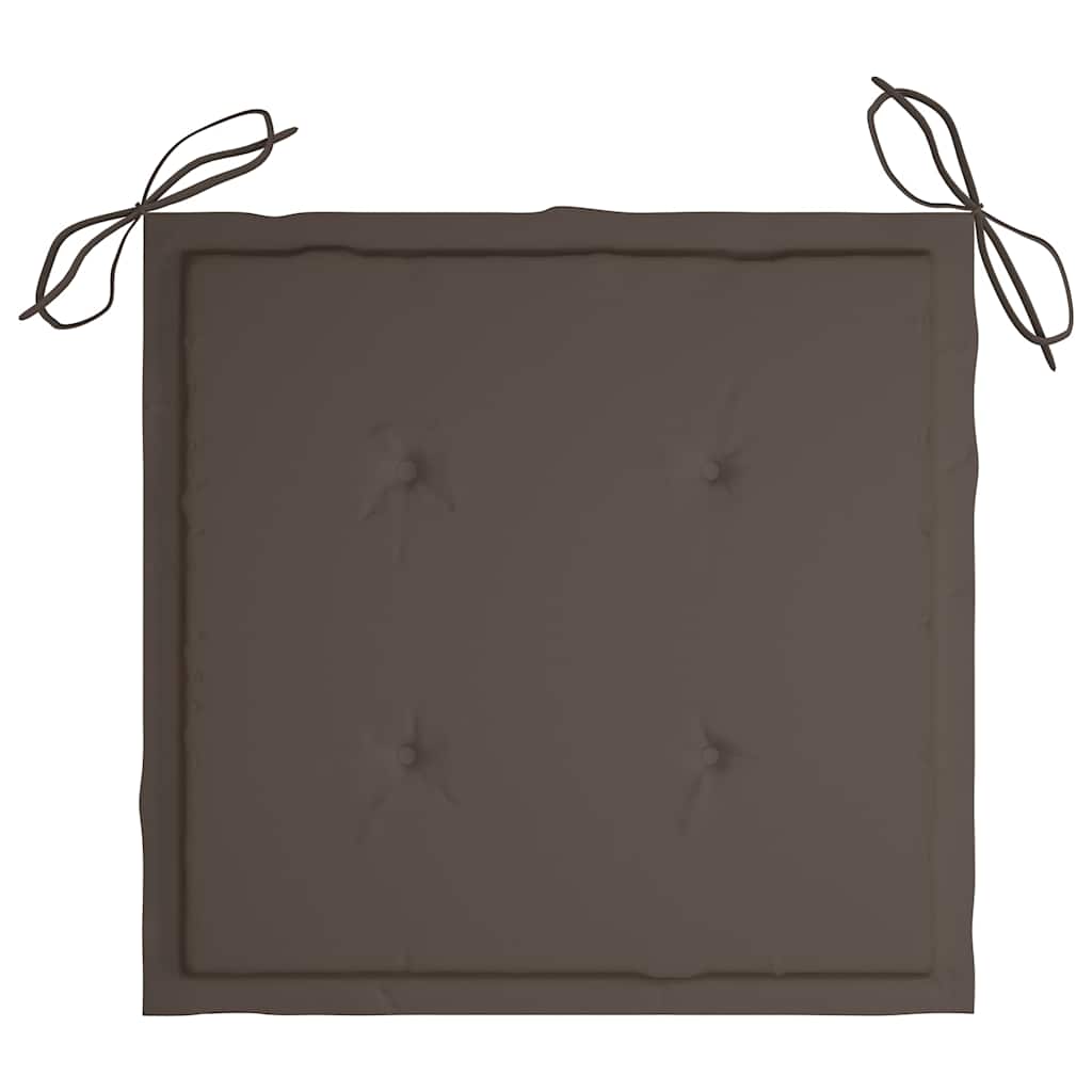 Klappbare Gartenstühle mit Kissen 8 Stk. Massivholz Teak