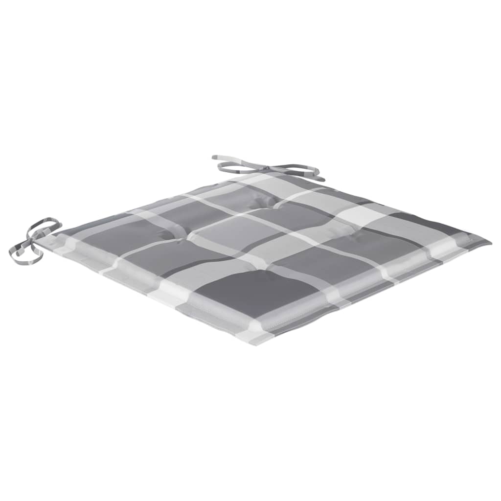Klappbare Gartenstühle mit Kissen 4 Stk. Massivholz Teak