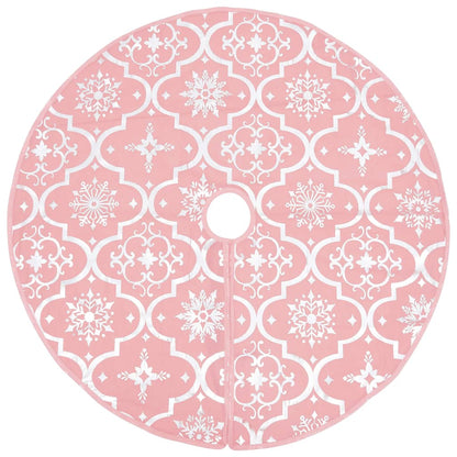 Luxus-Weihnachtsbaumdecke mit Socke Rosa 150 cm Stoff