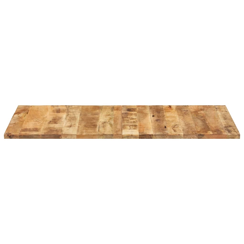 Tischplatte 140x60x(2,5-2,7) cm Raues Mangoholz