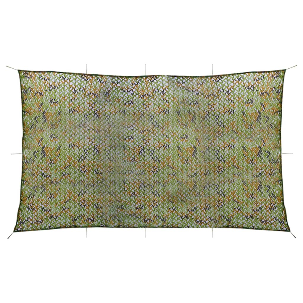 Tarnnetz mit Aufbewahrungstasche 2x8 m Grün