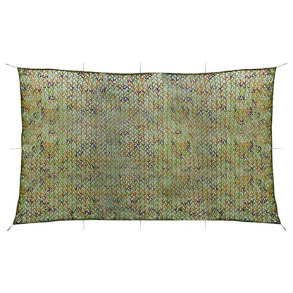 Tarnnetz mit Aufbewahrungstasche 3x6 m Grün