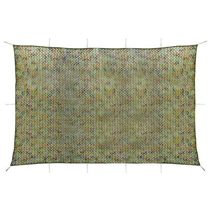 Tarnnetz mit Aufbewahrungstasche 4x5 m Grün