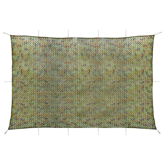 Tarnnetz mit Aufbewahrungstasche 5x7 m Grün