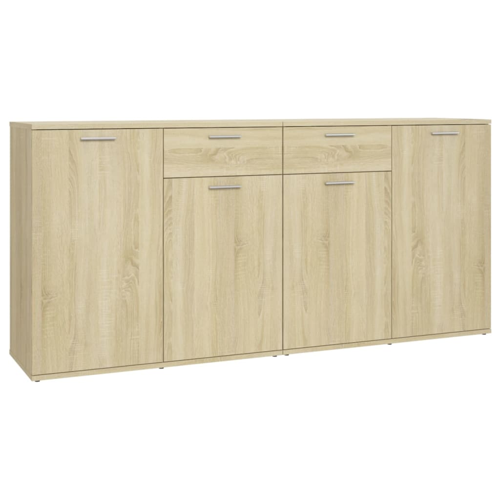 Skænk Sonoma Eg 160x36x75 cm Træ Materiale