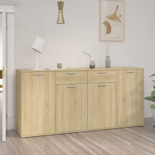 Skænk Sonoma Eg 160x36x75 cm Træ Materiale