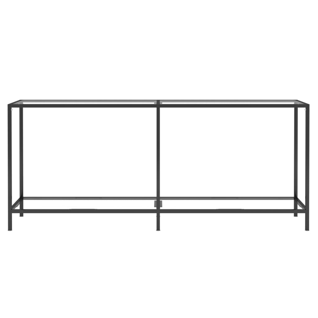 Konsolentisch Transparent 180x35x75,5 cm Hartglas