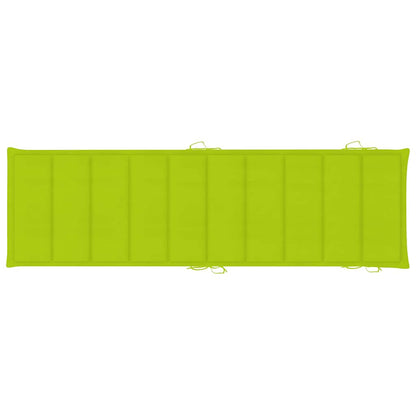 Sonnenliegen 2 Stk. mit Auflagen Massivholz Akazie