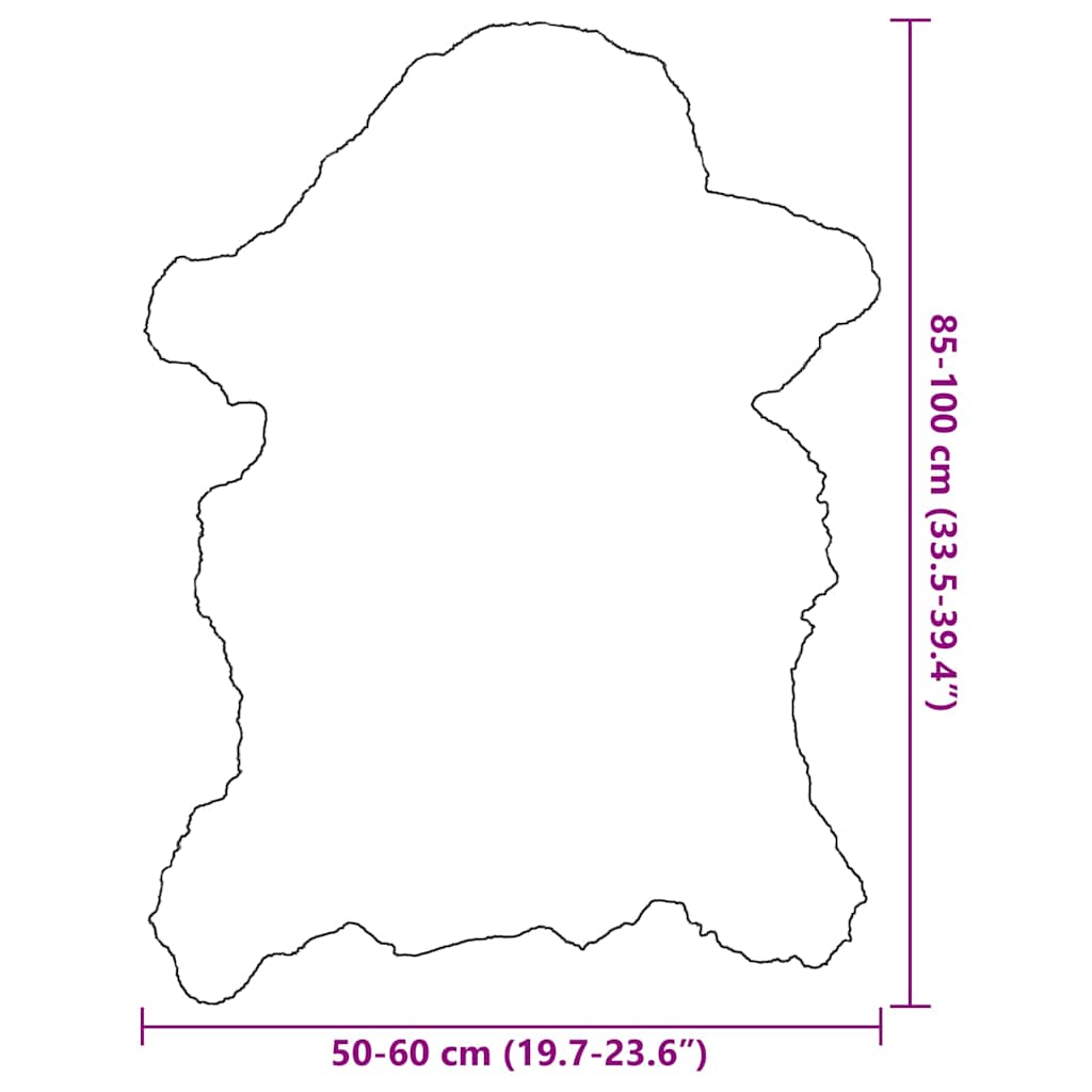 Schafpelz Creme (60-70)x(90-100) cm