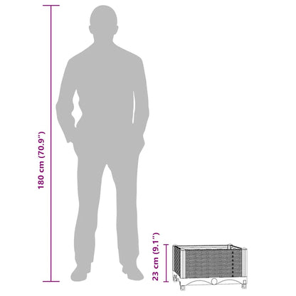 Hochbeet 40x40x23 cm Polypropylen