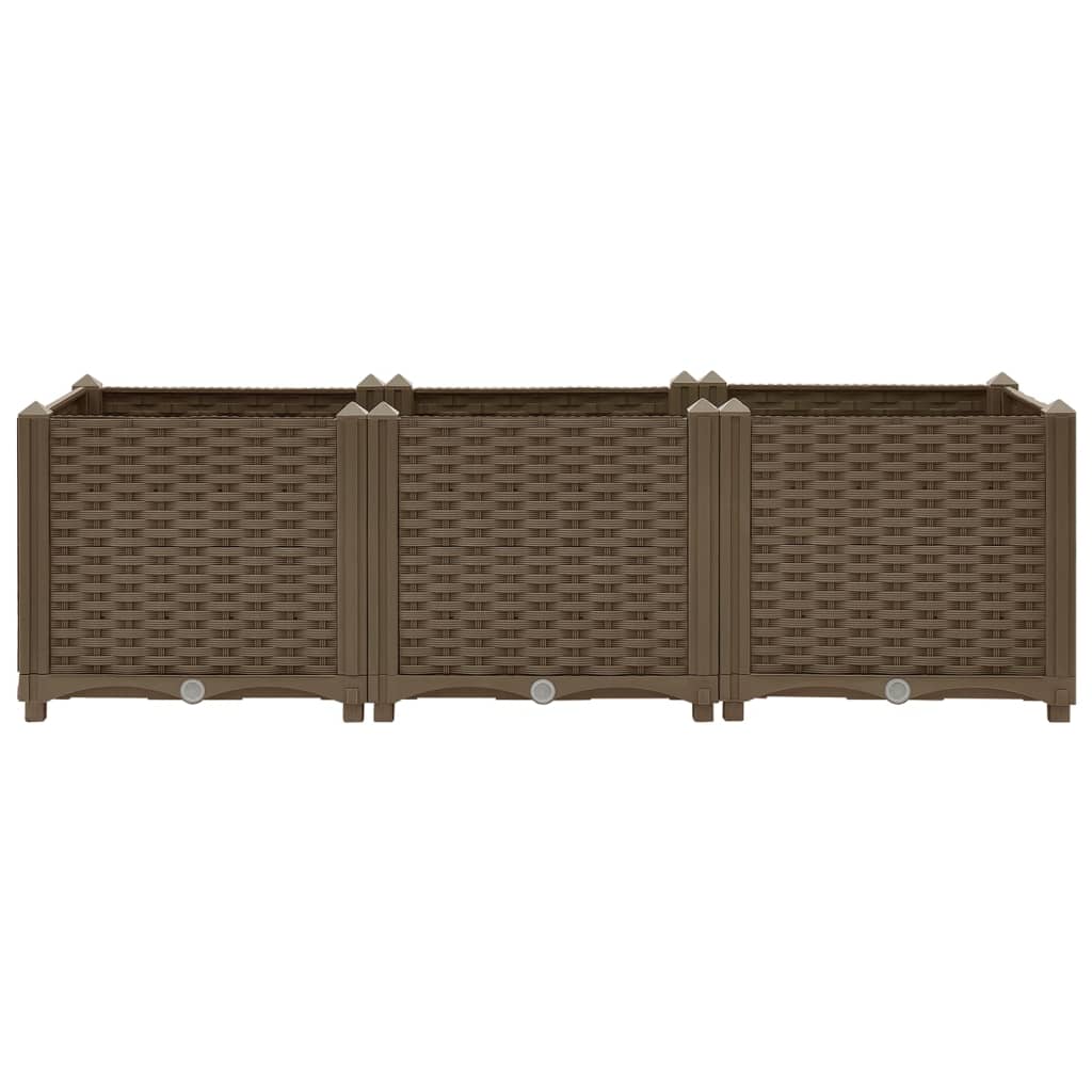 Hochbeet 120 x 40 x 38 cm Polypropylen