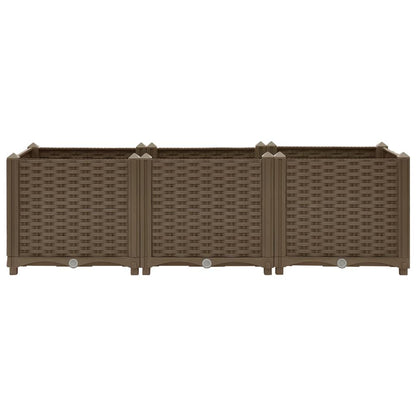 Hochbeet 120 x 40 x 38 cm Polypropylen