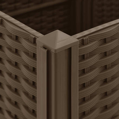 Hochbeet 120 x 40 x 38 cm Polypropylen