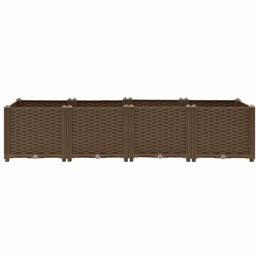 Hochbeet 160 x 40 x 38 cm Polypropylen