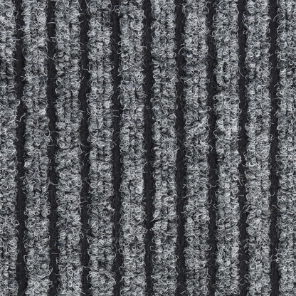 Fußmatte Gestreift Grau 60x80 cm