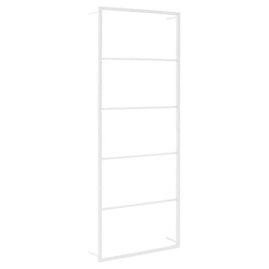 Handtuchhalter Weiß 45 x 10 x 115 cm Stahl