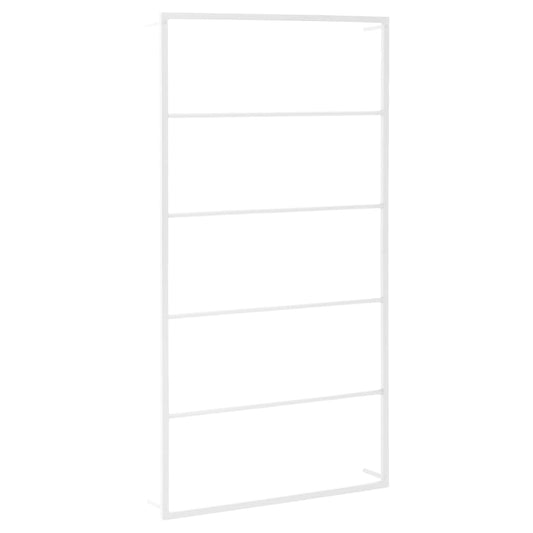 Handtuchhalter Weiß 60 x 10 x 116 cm Stahl