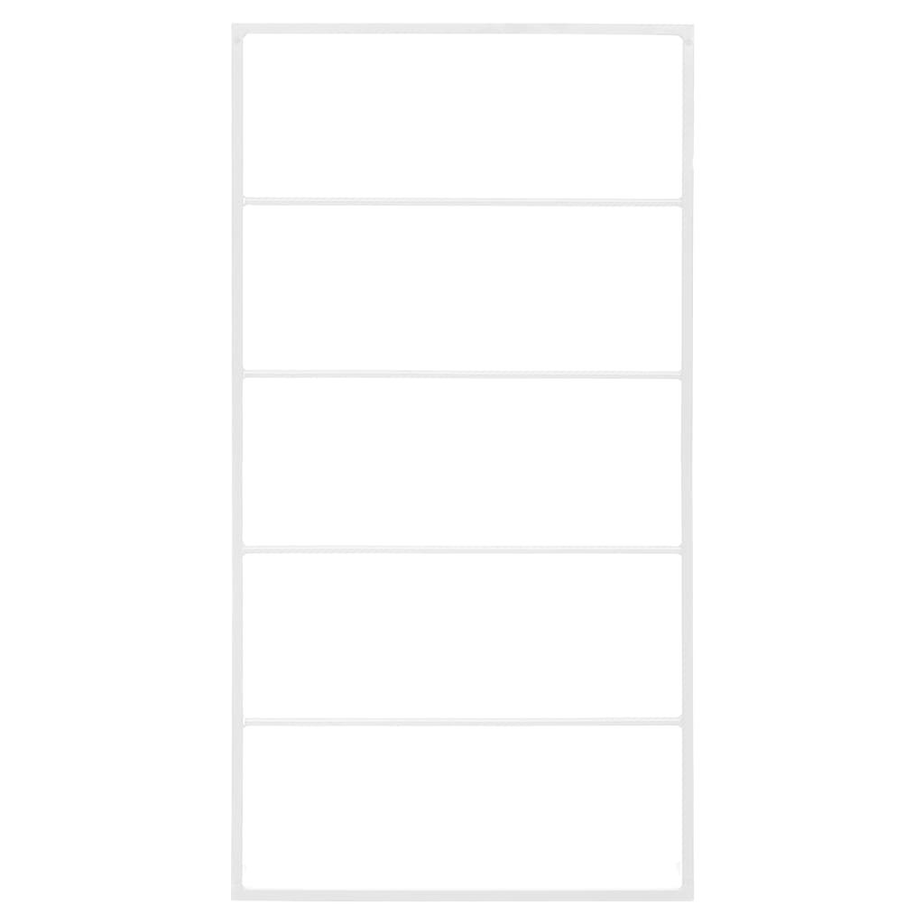 Handtuchhalter Weiß 60 x 10 x 116 cm Stahl