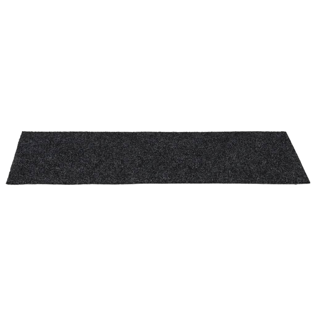 Stufenmatten Selbstklebend 15 Stk. 60x25 cm Grau Rechteckig