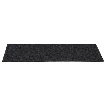 Stufenmatten Selbstklebend 15 Stk. 60x25 cm Grau Rechteckig