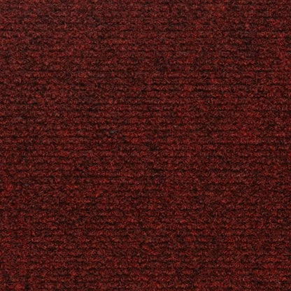 Stufenmatten Selbstklebend 15 Stk. 60x25 cm Bordeauxrot Rechteckig