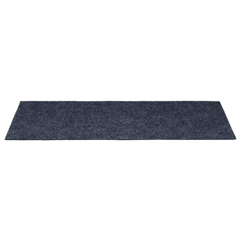 Stufenmatten Selbstklebend 15 Stk. 60x25 cm Grau Blau Rechteckig