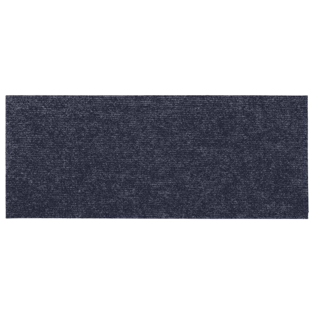 Stufenmatten Selbstklebend 15 Stk. 60x25 cm Grau Blau Rechteckig