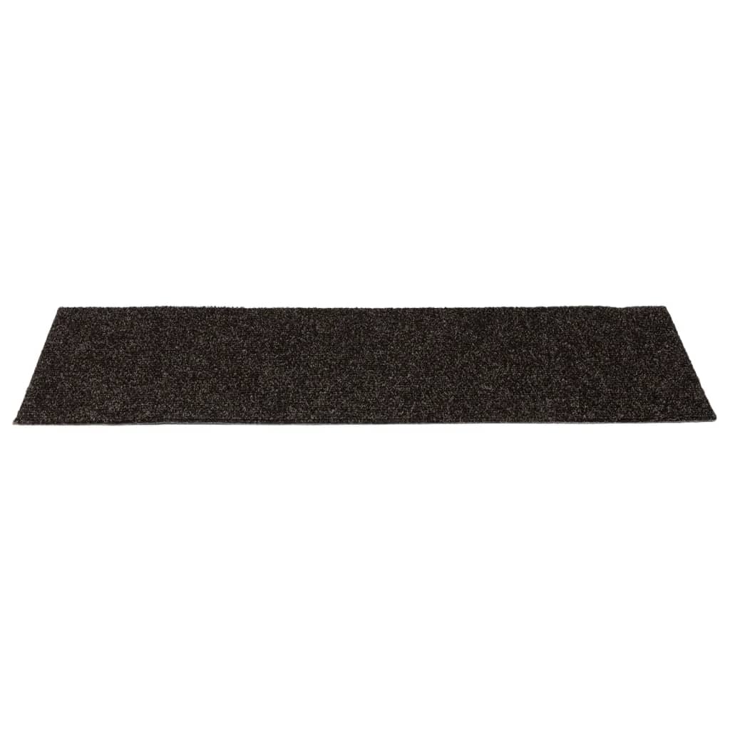 Stufenmatten Selbstklebend 15 Stk. 60x25 cm Braun Rechteckig