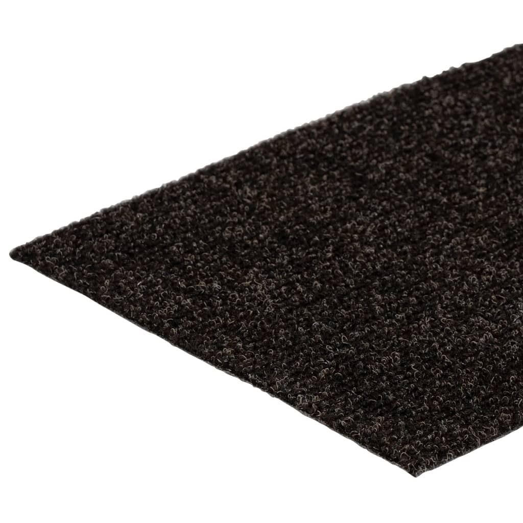 Stufenmatten Selbstklebend 15 Stk. 60x25 cm Braun Rechteckig