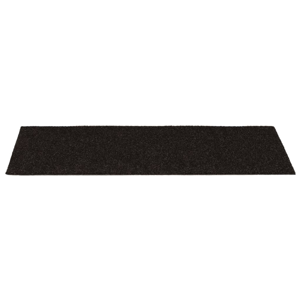 Stufenmatten Selbstklebend 15 Stk. 60x25 cm Dunkelbraun Rechteckig