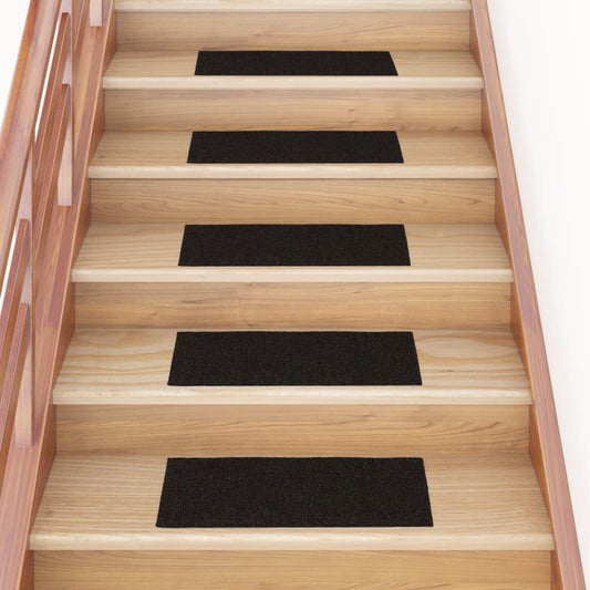 Stufenmatten Selbstklebend 15 Stk. 60x25 cm Dunkelbraun Rechteckig