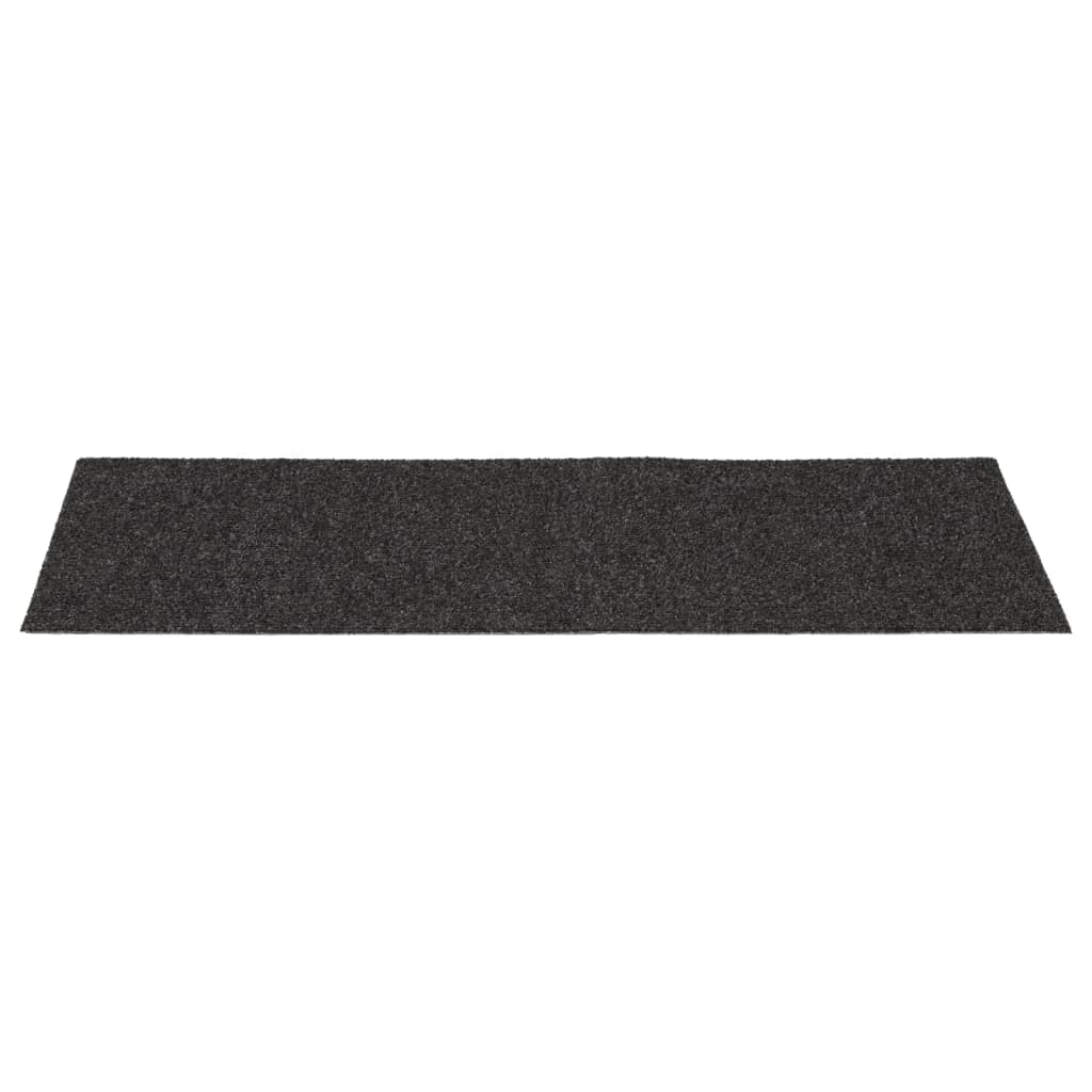 Stufenmatten Selbstklebend 15 Stk. 60x25 cm Anthrazit Rechteckig