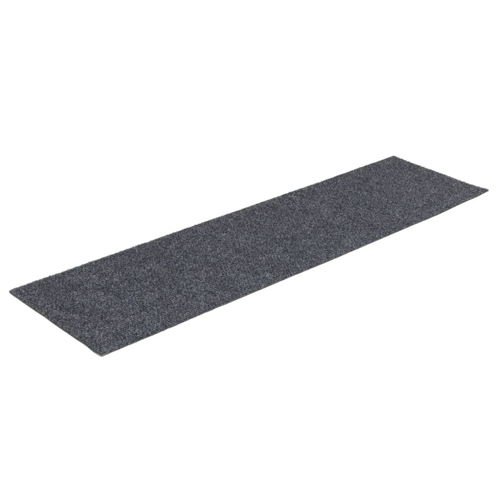 Stufenmatten Selbstklebend 15 Stk. 76x20 cm Hellgrau Rechteckig