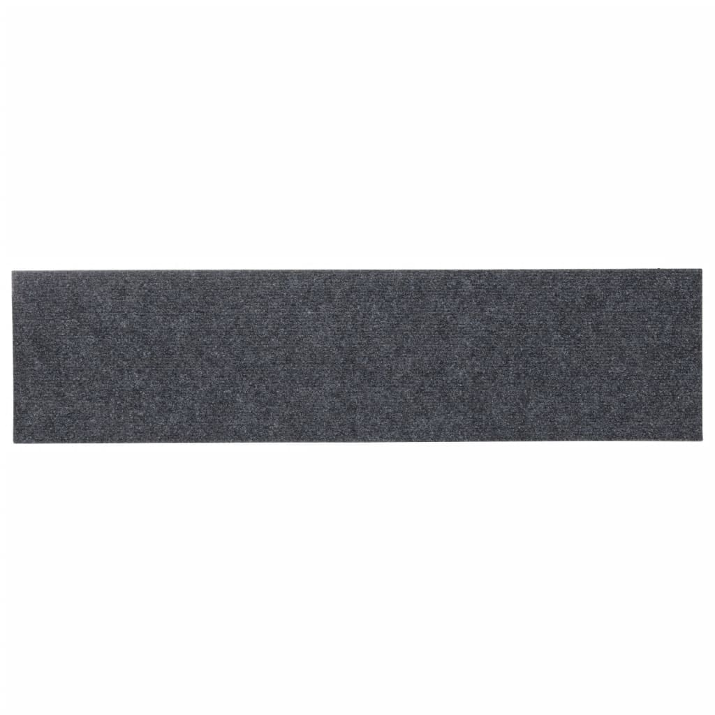Stufenmatten Selbstklebend 15 Stk. 76x20 cm Hellgrau Rechteckig