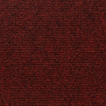 Stufenmatten Selbstklebend 15 Stk. 76x20 cm Bordeauxrot Rechteckig
