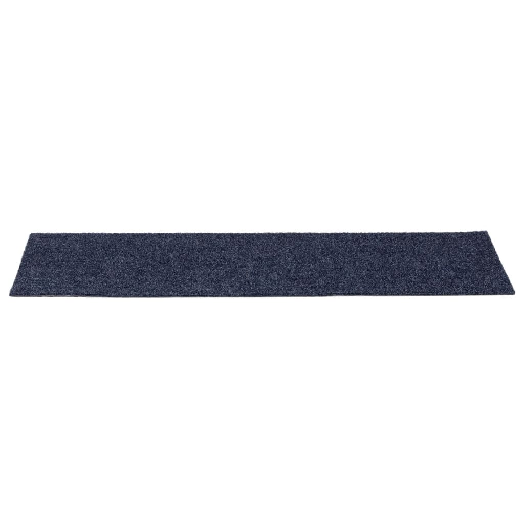 Stufenmatten Selbstklebend 15 Stk. 76x20 cm Grau Blau Rechteckig