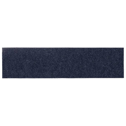 Stufenmatten Selbstklebend 15 Stk. 76x20 cm Grau Blau Rechteckig