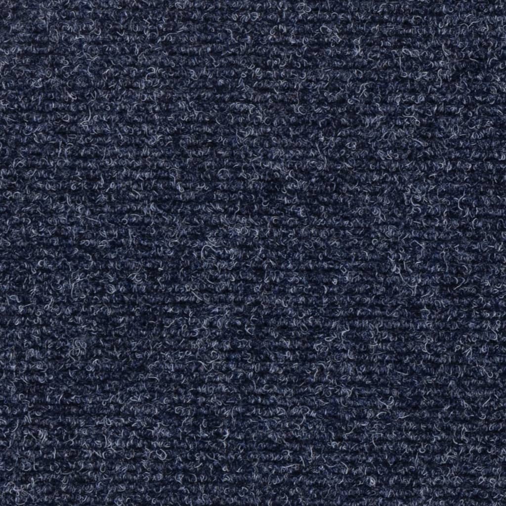 Stufenmatten Selbstklebend 15 Stk. 76x20 cm Grau Blau Rechteckig