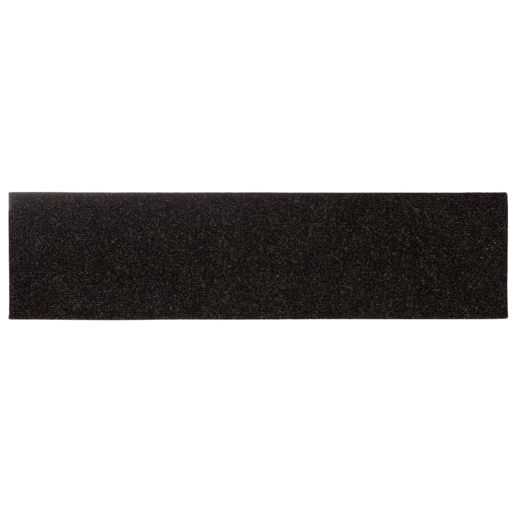 Stufenmatten Selbstklebend 15 Stk. 76x20 cm Braun Rechteckig