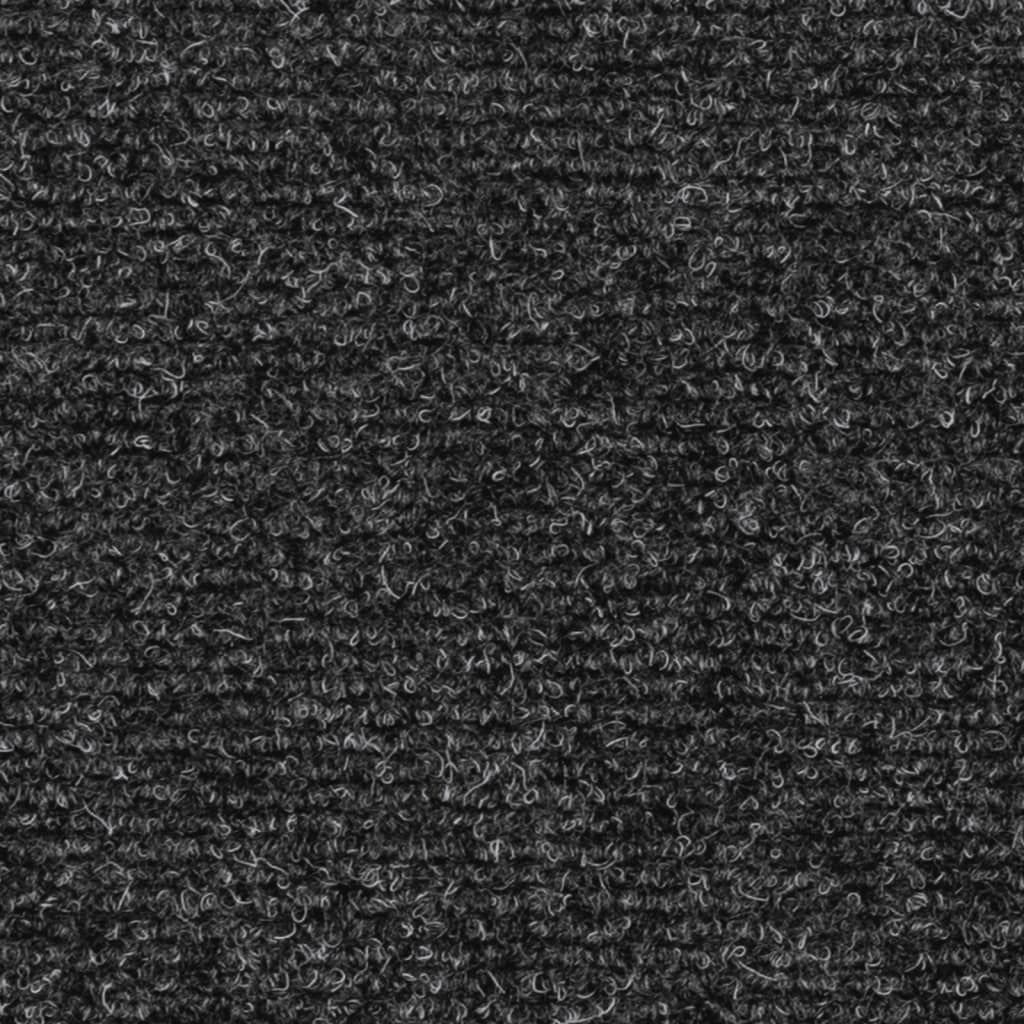 Stufenmatten Selbstklebend 15 Stk. 76x20 cm Anthrazit Rechteckig
