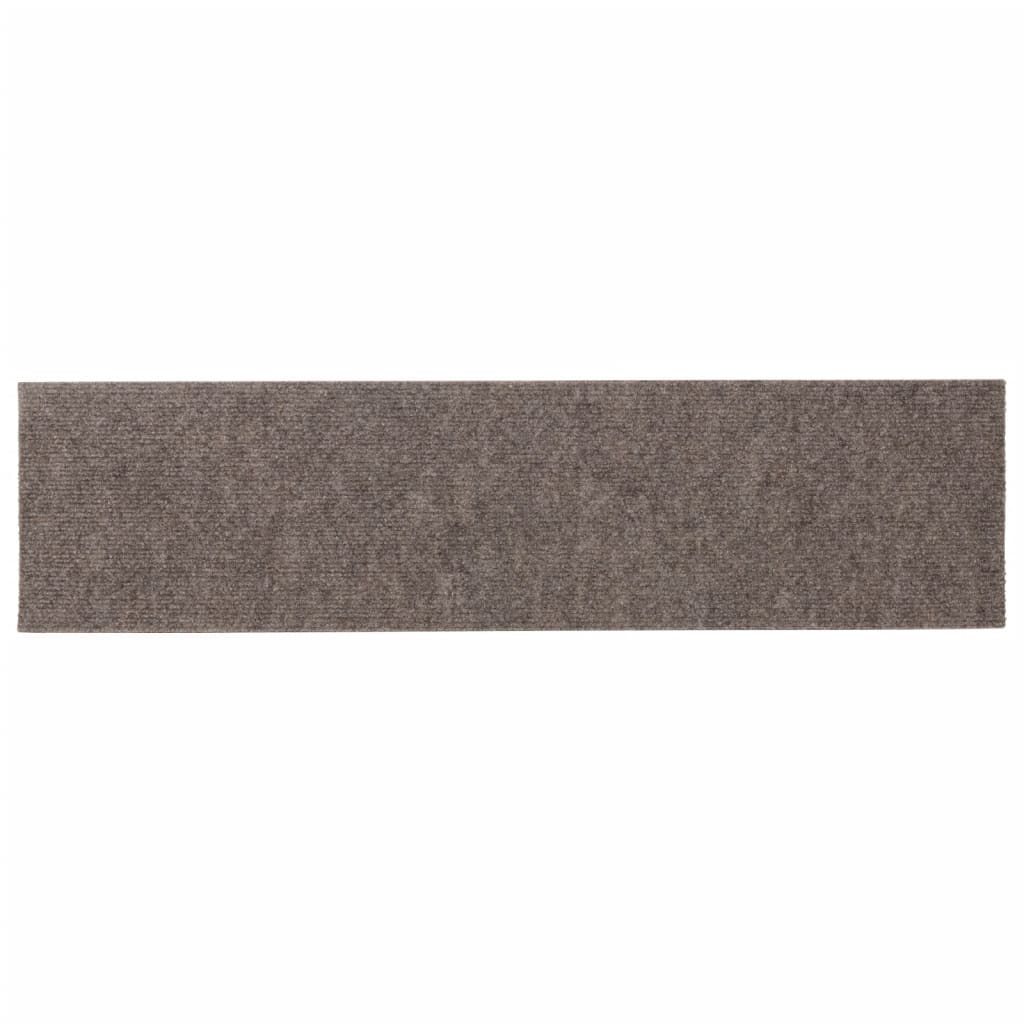 Stufenmatten Selbstklebend 15 Stk. 76x20 cm Beige Rechteckig
